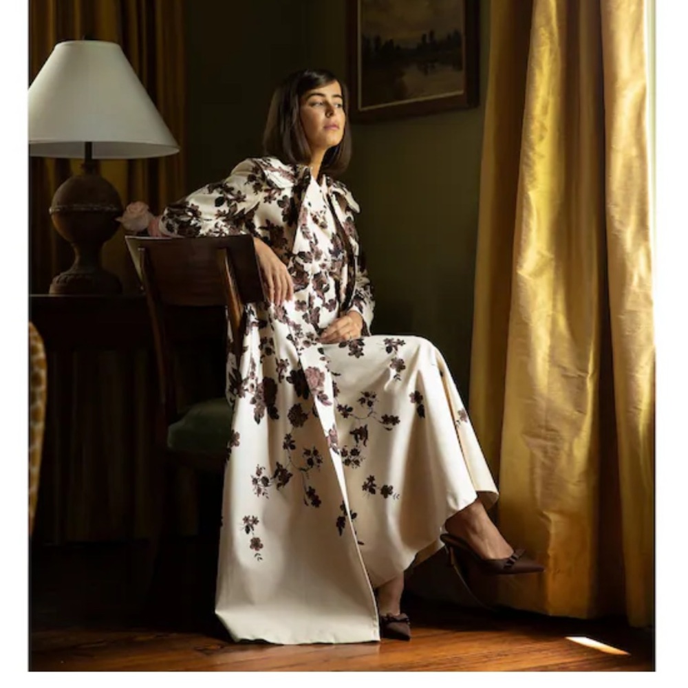 NWT Antonio Melani x Style Bungalow Chintz Floral Coordinating Canvas  Skirt - Picture 12 of 12
